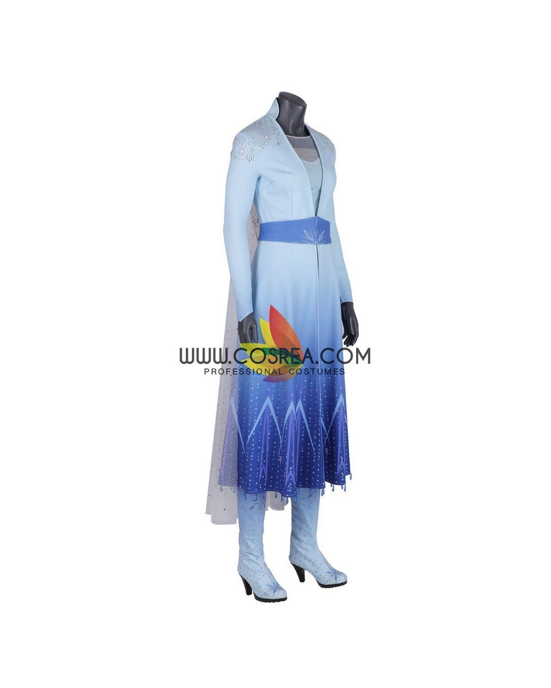frozen 2 elsa dress Frozen 2 Elsa Gradient With Custom Sizing Option Cosplay Costume Without Boots