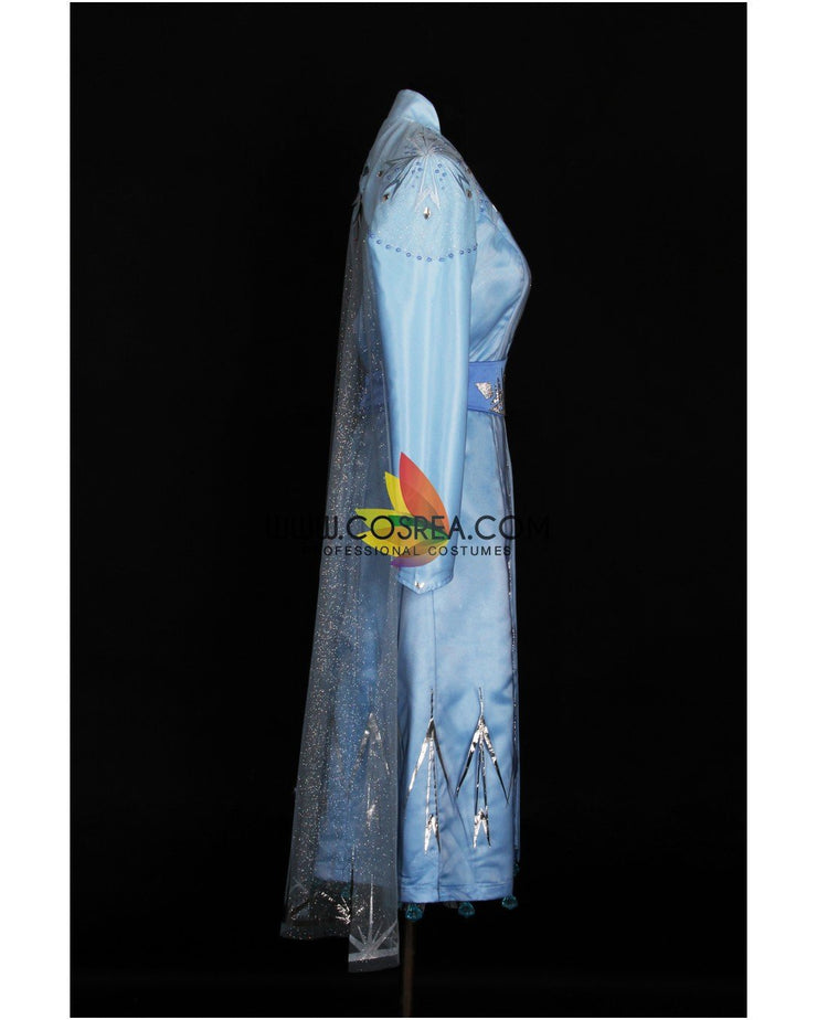 Frozen 2 Elsa High Detail Embroidered Cosplay Costume