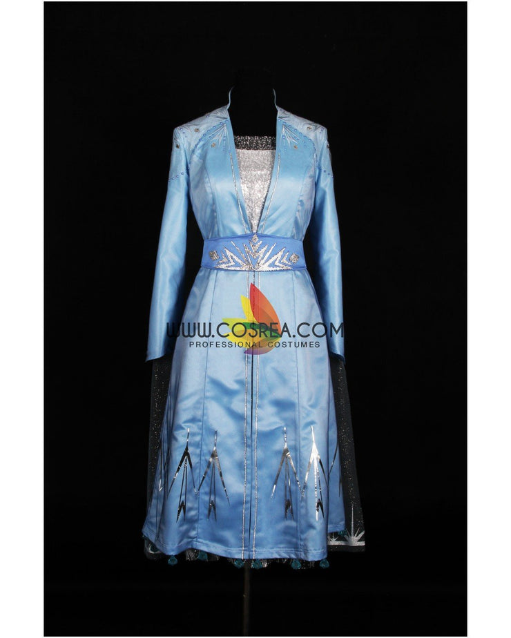 Frozen 2 Elsa High Detail Embroidered Cosplay Costume