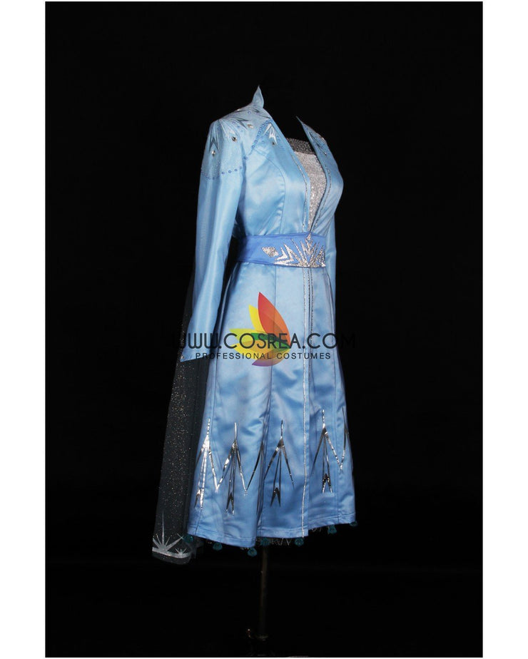 Frozen 2 Elsa High Detail Embroidered Cosplay Costume