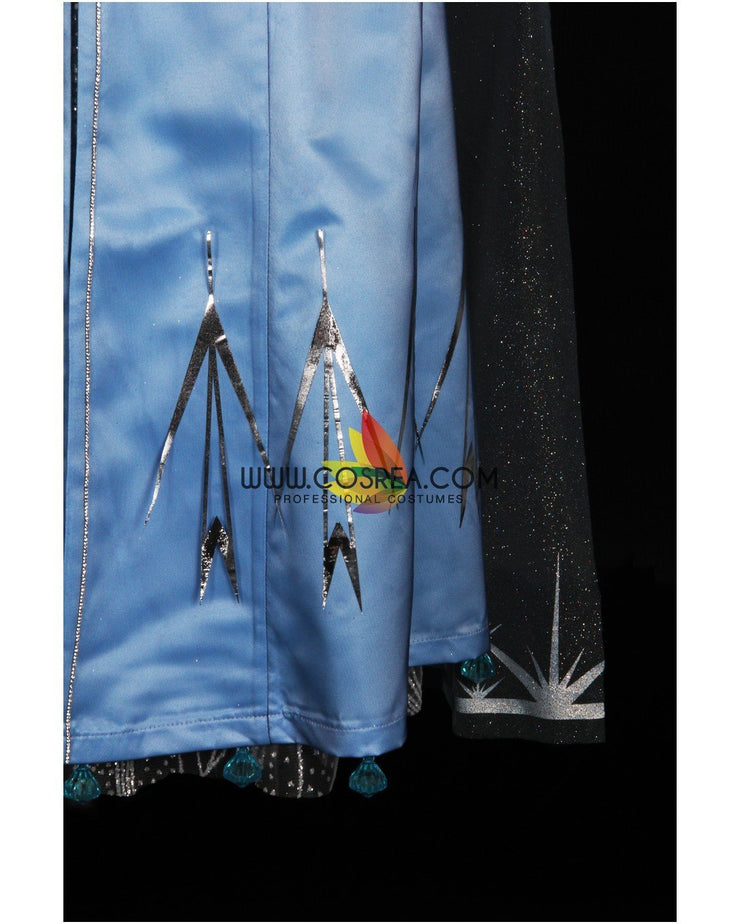 Frozen 2 Elsa High Detail Embroidered Cosplay Costume