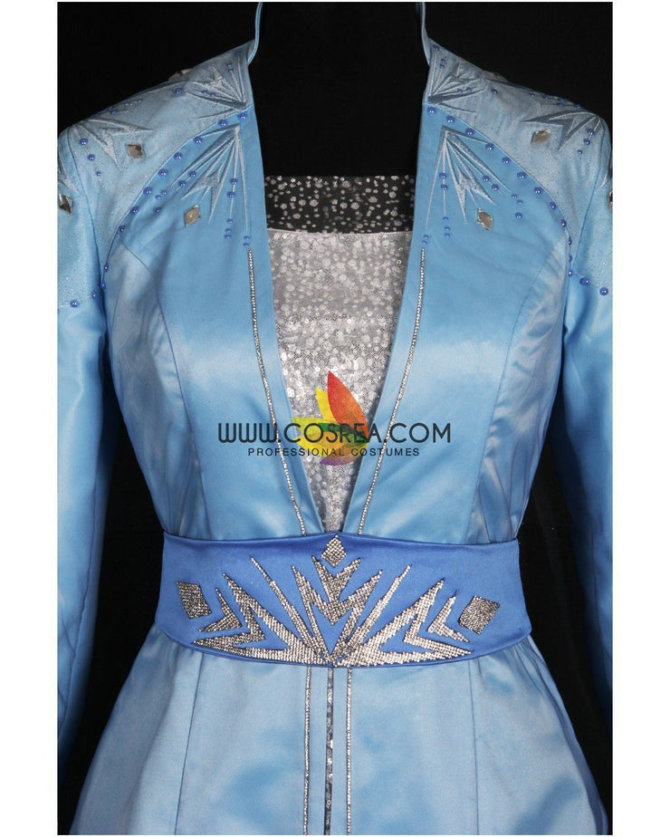 Frozen 2 Elsa High Detail Embroidered Cosplay Costume