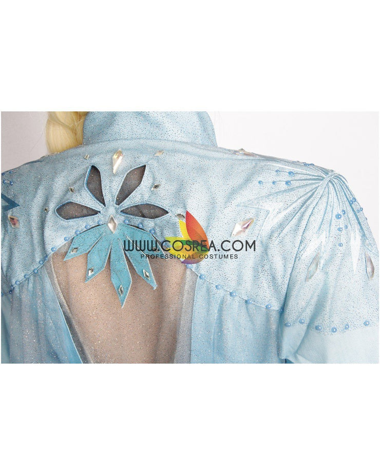 Cosrea Disney No Option Frozen 2 Elsa High Detail Gradient Embroidered Cosplay Costume