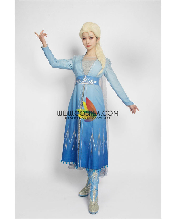 elsa様オーダー D87 Frozen2 Elsa underdress costume with full sequins version