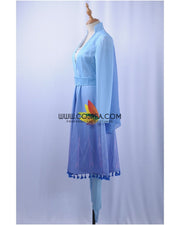 Frozen 2 Elsa Light Blue With Tassel Cosplay Costume