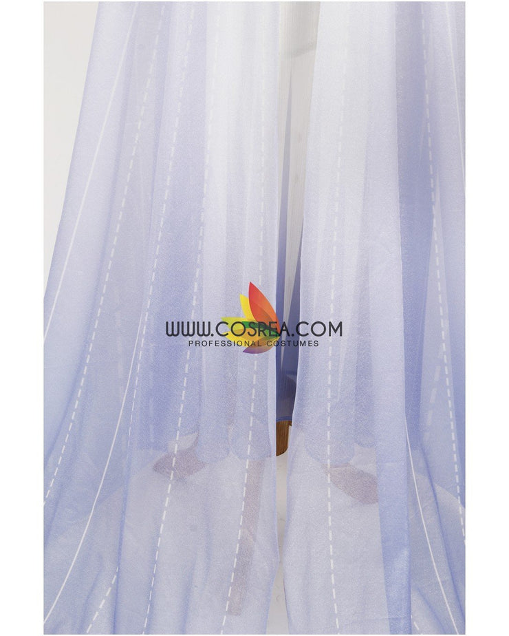 Frozen 2 Elsa Show Yourself Gradient Chiffon Cosplay Costume