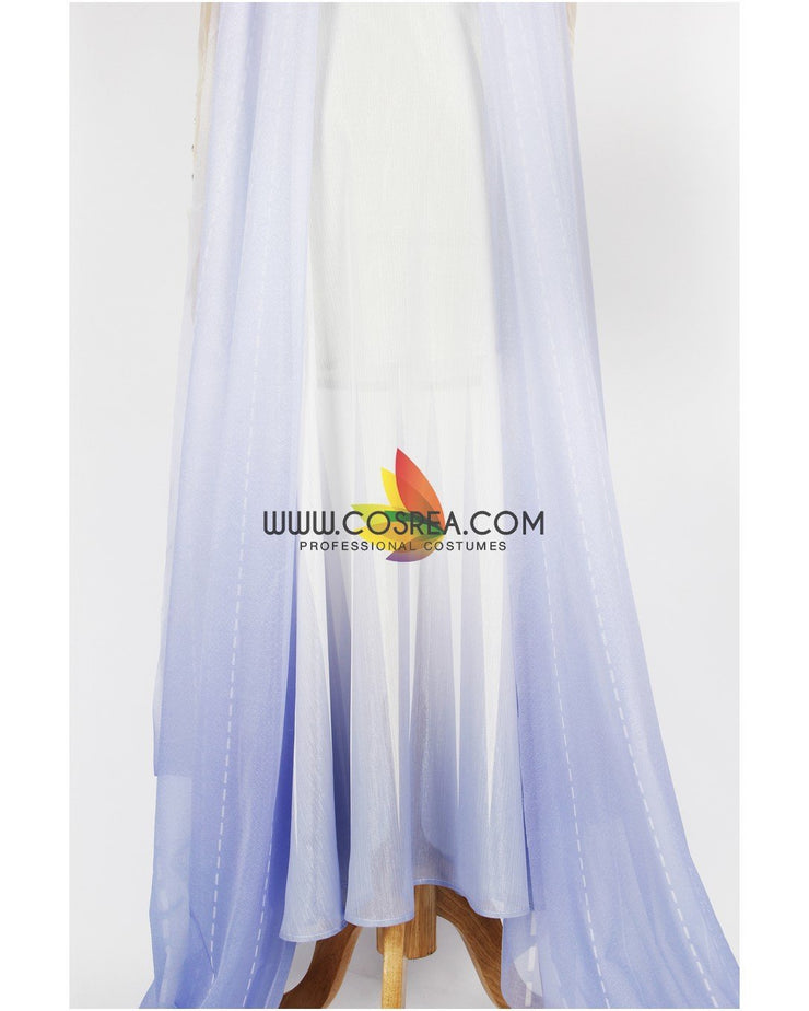Frozen 2 Elsa Show Yourself Gradient Chiffon Cosplay Costume