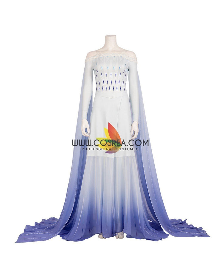 Frozen 2 Elsa Show Yourself Gradient Cosplay Costume