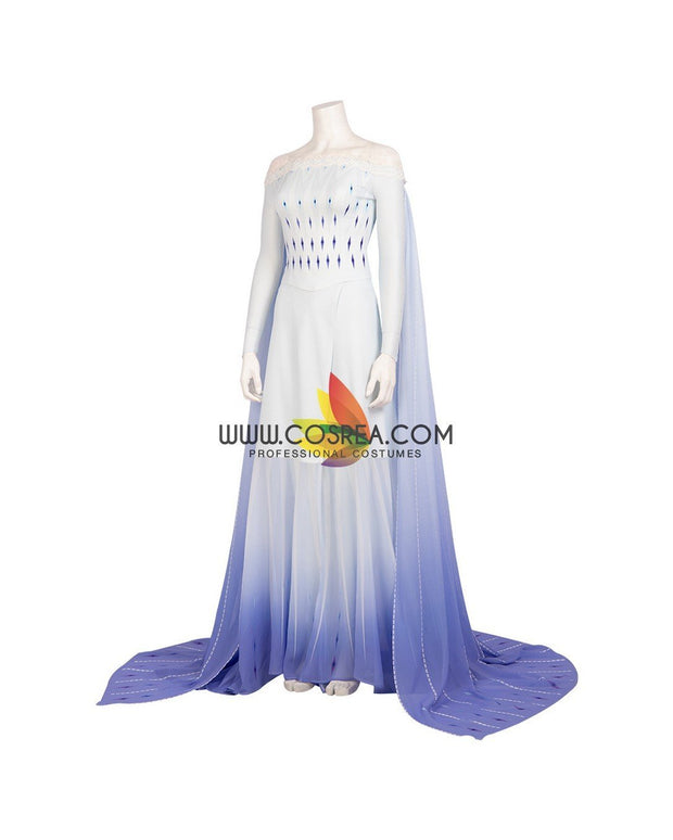Frozen 2 Elsa Show Yourself Gradient Cosplay Costume