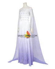 Cosrea Disney No Option Frozen 2 Elsa Show Yourself Gradient Lilac Purple Cosplay Costume