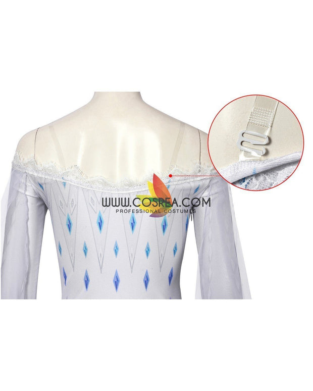 Cosrea Disney No Option Frozen 2 Elsa Show Yourself Gradient Lilac Purple Cosplay Costume