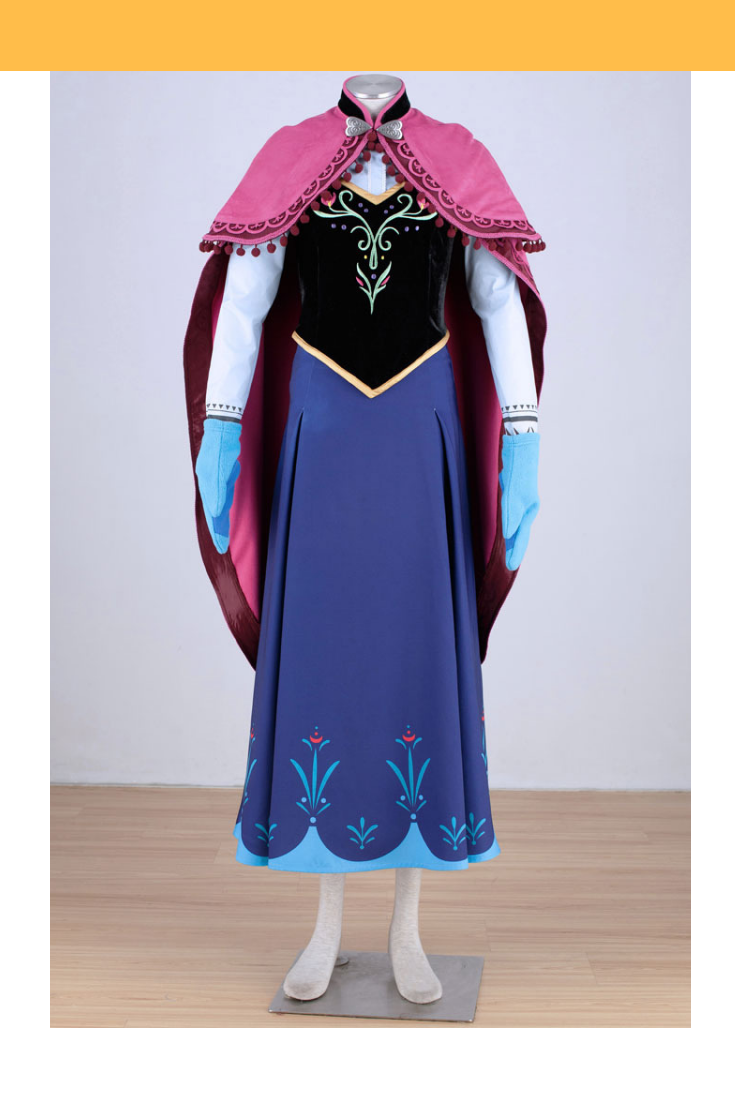 Cosrea Disney No Option Frozen Anna Winter Complete Cosplay Costume