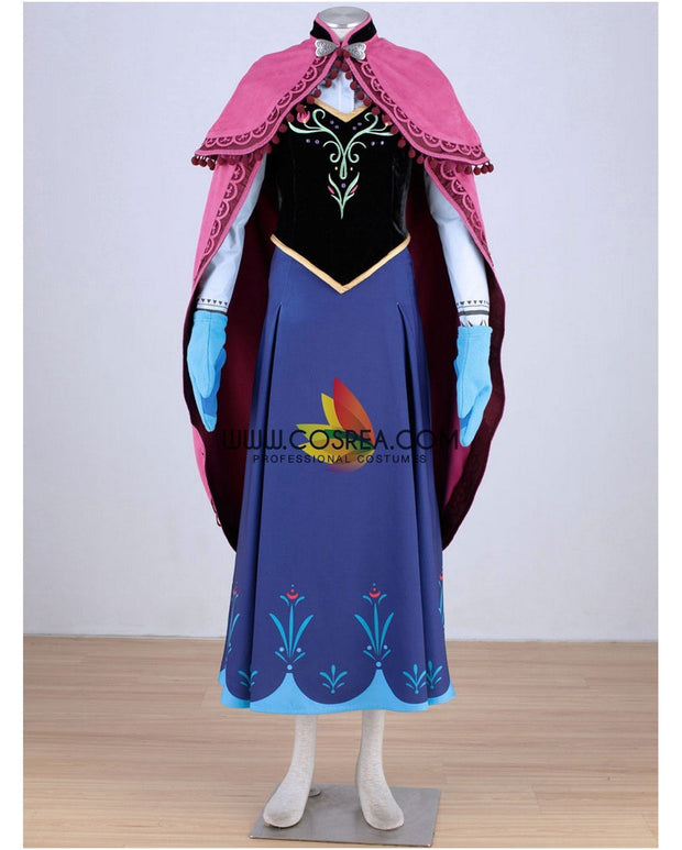 Frozen Anna Winter Complete Cosplay Costume
