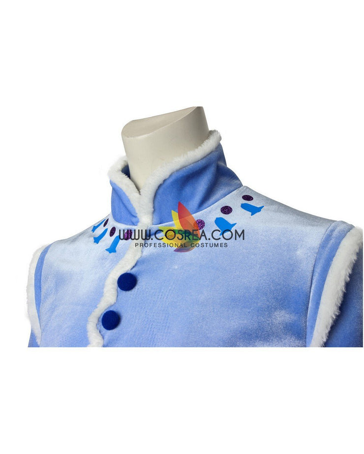 Frozen Olaf's Adventure Anna Velvet Cosplay Costume