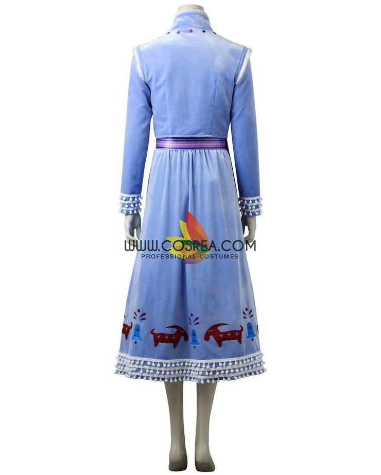 Frozen Olaf's Adventure Anna Velvet Cosplay Costume