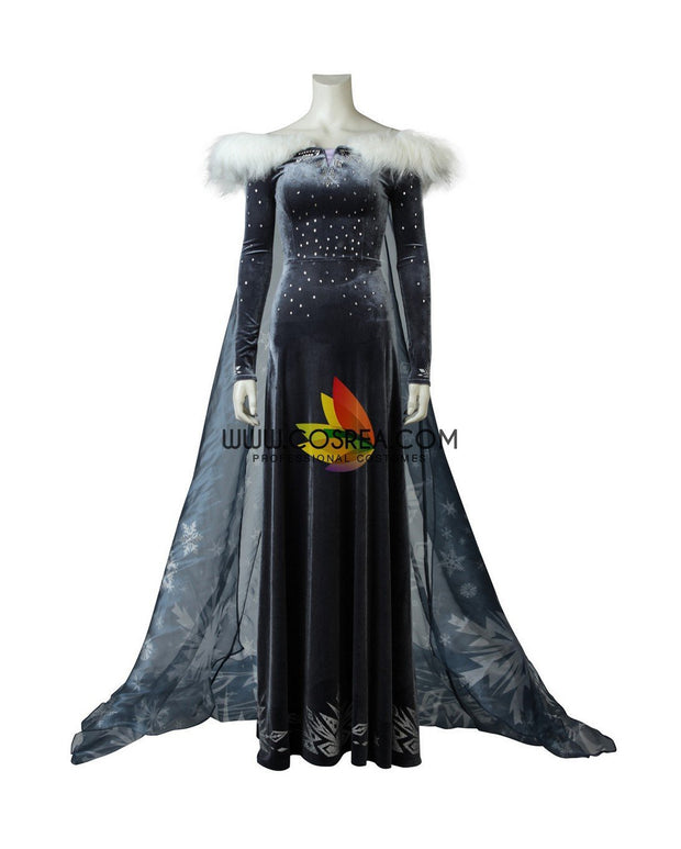 Frozen Olaf s Adventure Elsa Velvet Cosplay Costume Cosrea Cosplay