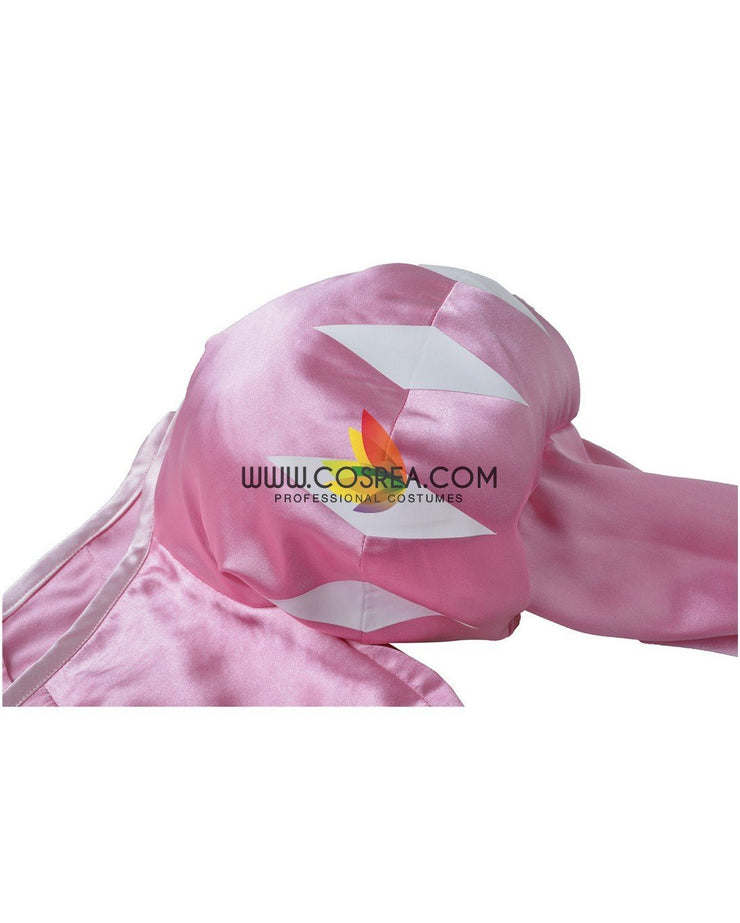 Princess Ariel Pink Satin With Wide Shoulder Little Mermaid Cosplay Costume