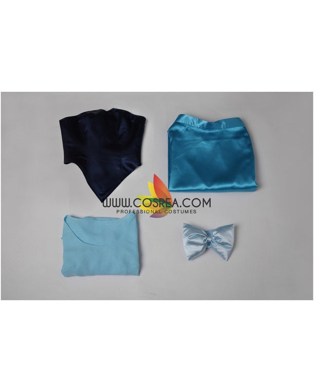 Princess Airle Kiss The Girl Satin Chiffon Little Mermaid Cosplay Costume