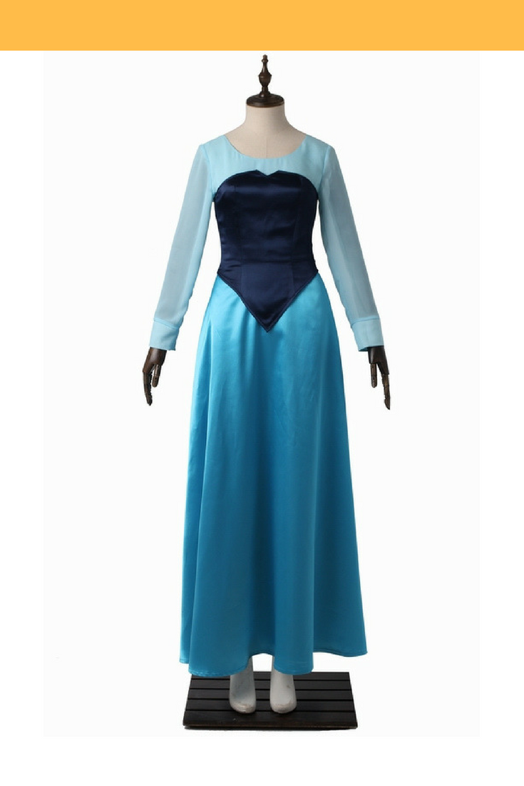 princess polly baby blue dress Amazon.com: Disney The Little Mermaid Ariel Blue Dress Costume for Women main image 1