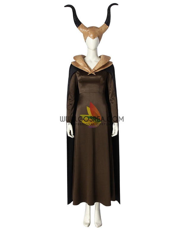 Cosrea Disney No Option Maleficent 2 Bronze Winged Cosplay Costume