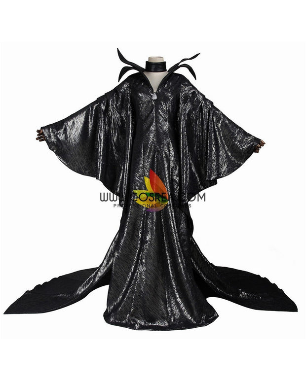 Maleficent Textured Fabric Cosplay Costume