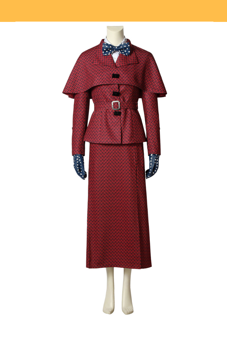 Cosrea Disney No Option Mary Poppins Returns Belle Tiered Cosplay Costume