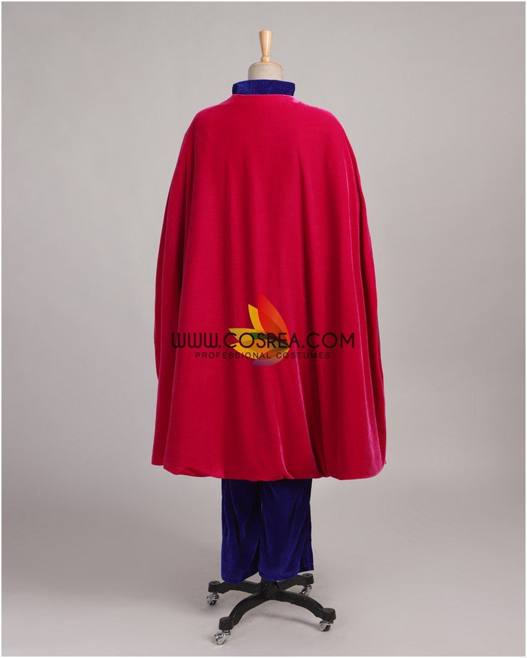 Prince Phillip Sleeping Beauty Brocade Satin Cosplay Costume