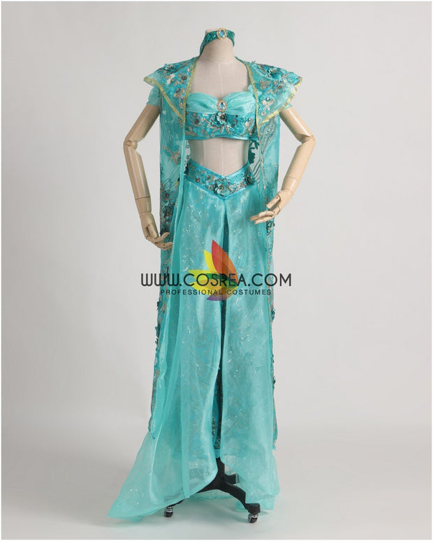 Cosrea Disney No Option Princess Jasmine Embroidered Costume With Matching Cape
