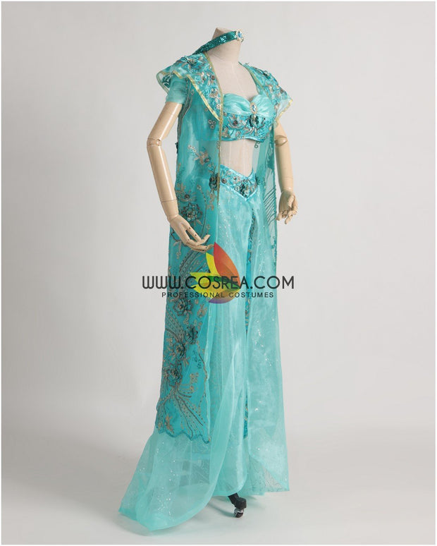 Cosrea Disney No Option Princess Jasmine Embroidered Costume With Matching Cape