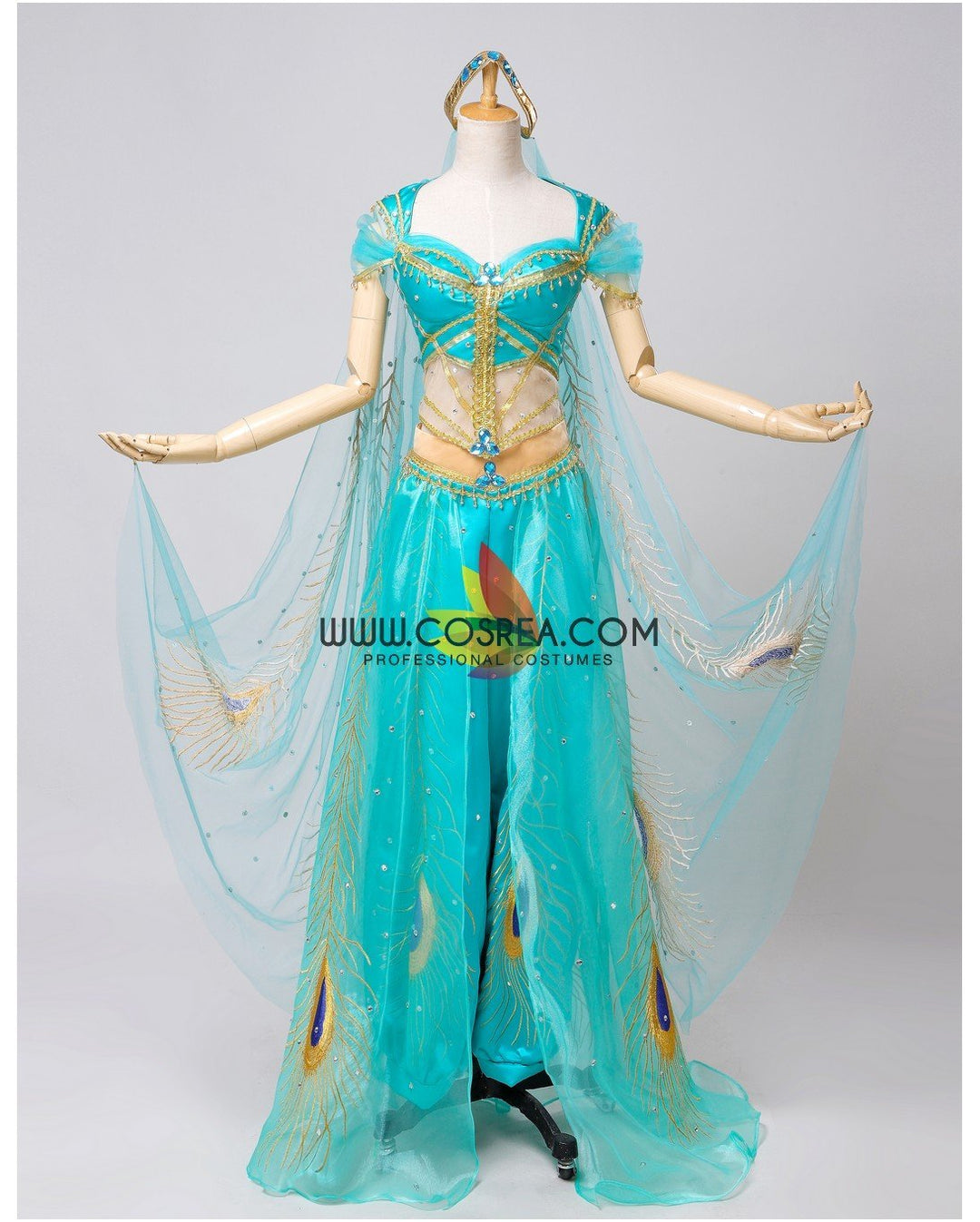 princess jasmine movie dress Aladdin 2019 Film Princess Jasmine Red Costume New Outfit CoserZ