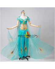 Princess Jasmine Embroidered Live Action Movie  Cosplay Costume