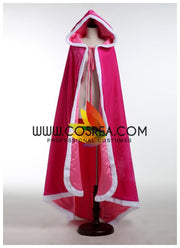 Cosrea Disney No Option Sleeping Beauty Aurora Classic Pink Velvet Cape