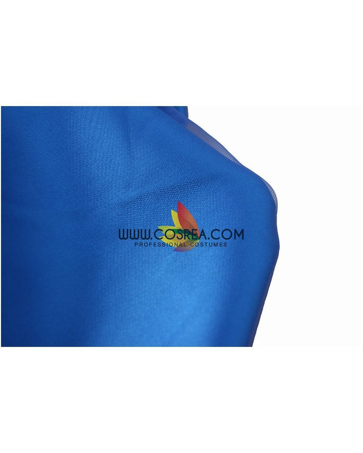 Princess Aurora In Blue With Velvet Sleeves Sleeping Beauty Cosplay Costume