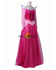 Princess Aurora With Velvet Sleeves Sleeping Beauty Cosplay Costume