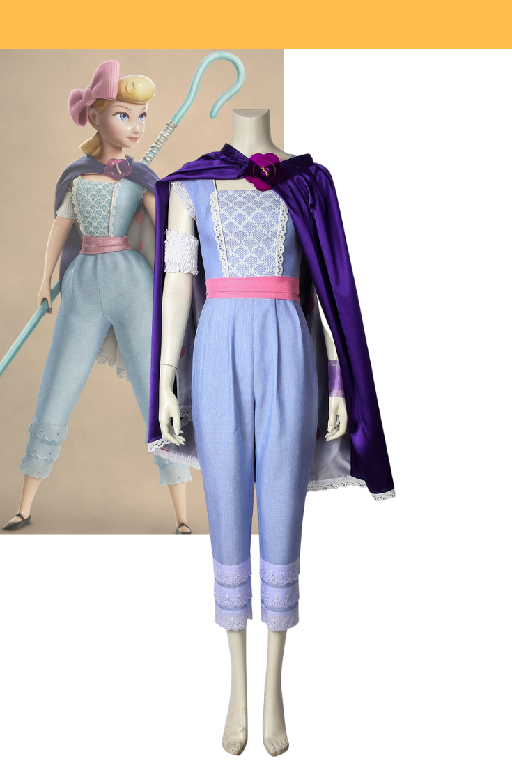 Cosrea Disney No Option Toy Story 4 Bo Peep Cosplay Costume