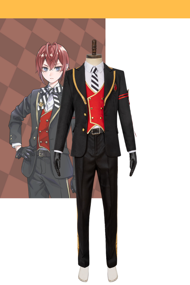 Cosrea Disney No Option Twisted Wonderland Heartslabyul School Uniform Red Ver Cosplay Costume