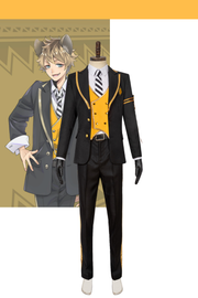 Cosrea Disney No Option Twisted Wonderland Heartslabyul School Uniform Yellow Ver Cosplay Costume