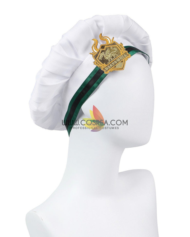 Cosrea Disney No Option Twisted Wonderland NRC Master Chef Green Uniform Cosplay Costume