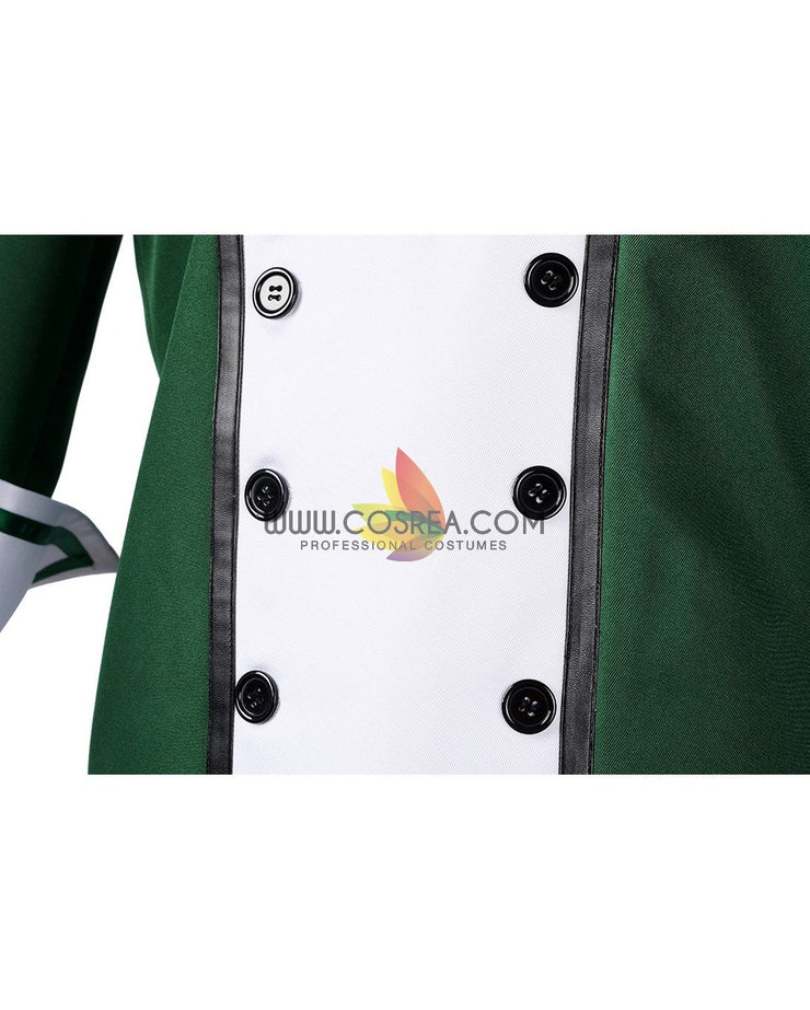 Cosrea Disney No Option Twisted Wonderland NRC Master Chef Green Uniform Cosplay Costume