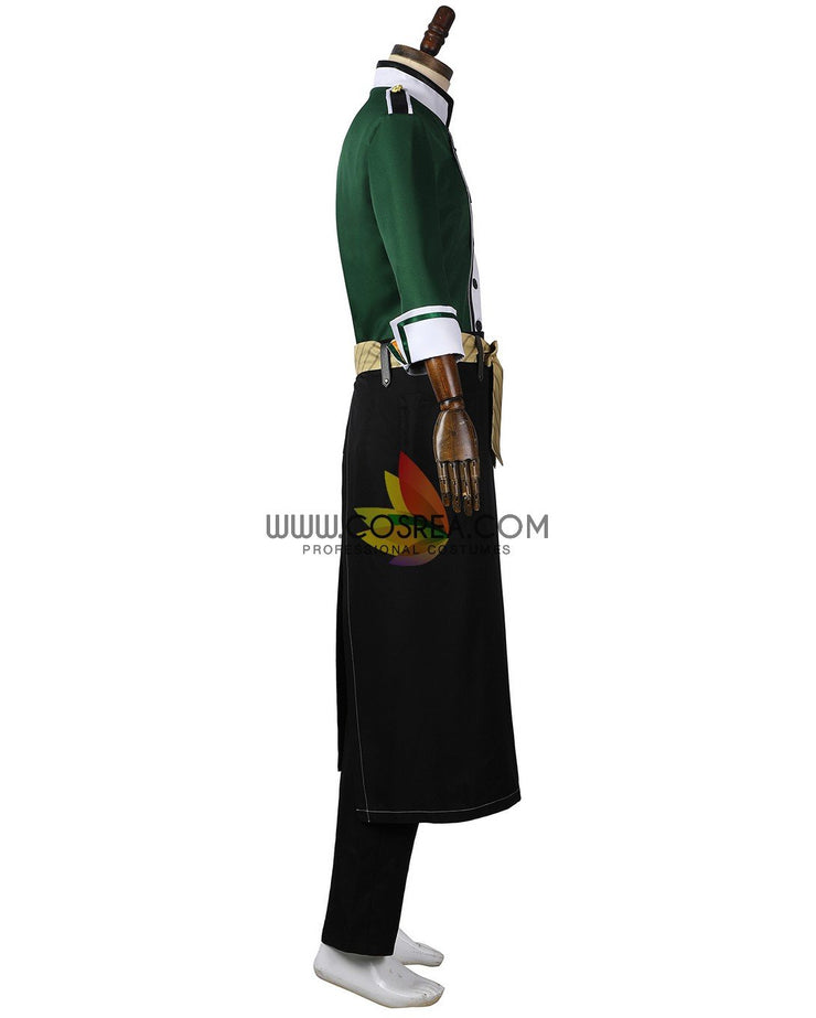 Cosrea Disney No Option Twisted Wonderland NRC Master Chef Green Uniform Cosplay Costume