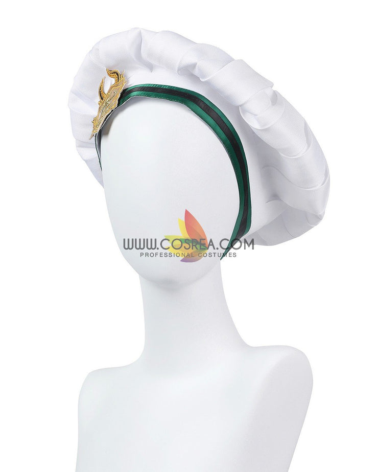 Cosrea Disney No Option Twisted Wonderland NRC Master Chef Green Uniform Cosplay Costume
