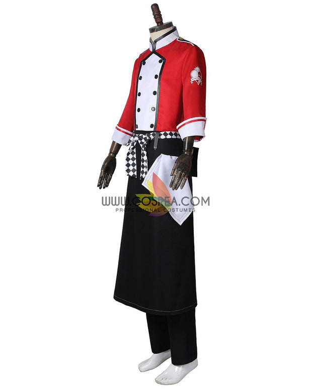 Cosrea Disney No Option Twisted Wonderland NRC Master Chef Red Uniform Cosplay Costume