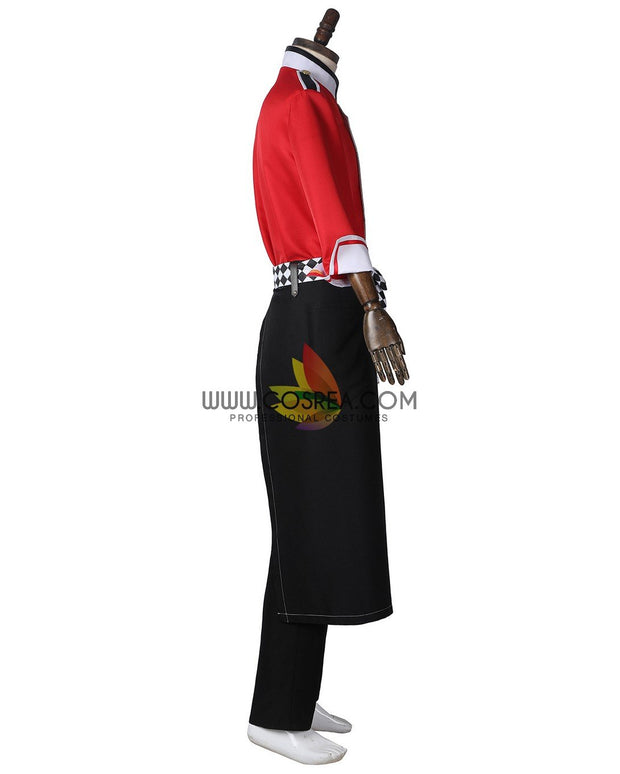 Cosrea Disney No Option Twisted Wonderland NRC Master Chef Red Uniform Cosplay Costume