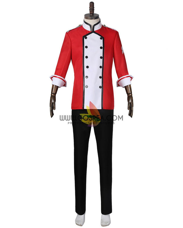 Cosrea Disney No Option Twisted Wonderland NRC Master Chef Red Uniform Cosplay Costume