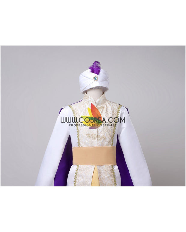 Prince Ali Brocade Satin Cosplay Costume