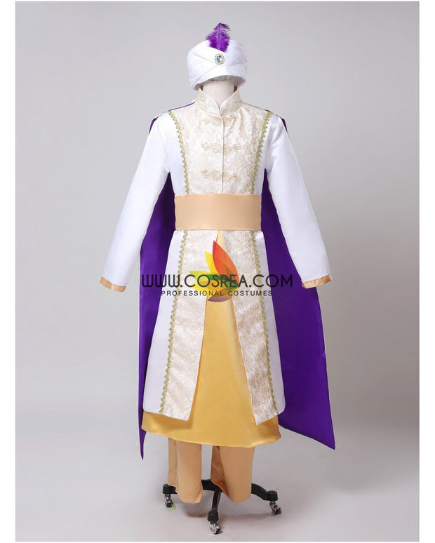 Prince Ali Brocade Satin Cosplay Costume