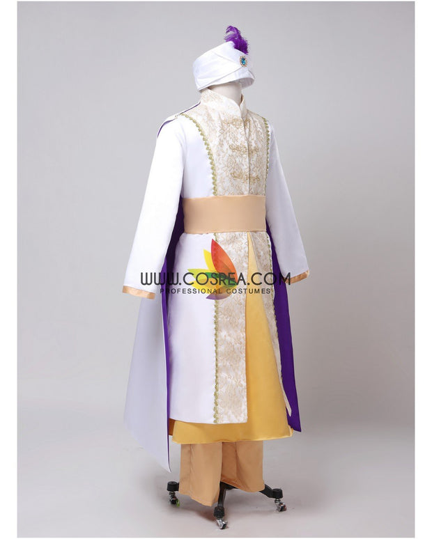 Prince Ali Brocade Satin Cosplay Costume