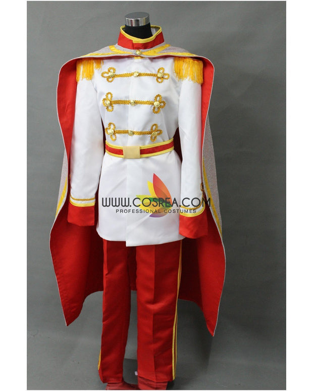 Prince Charming With Cape Cosplay Costume