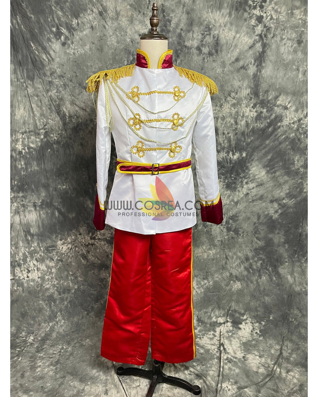 Cosrea Disney Prince Charming Satin Cosplay Costume
