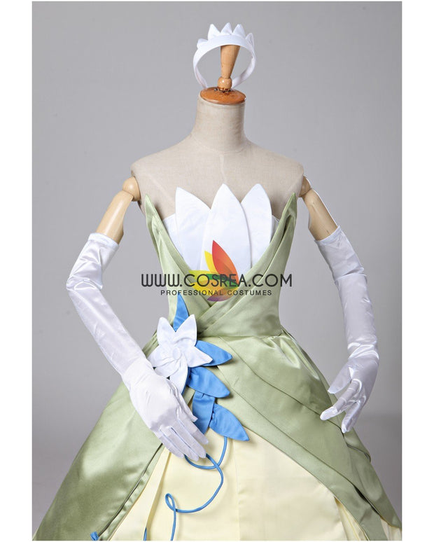 Princess Tiana The Princess and the Frog Classic Satin Cosplay Costume